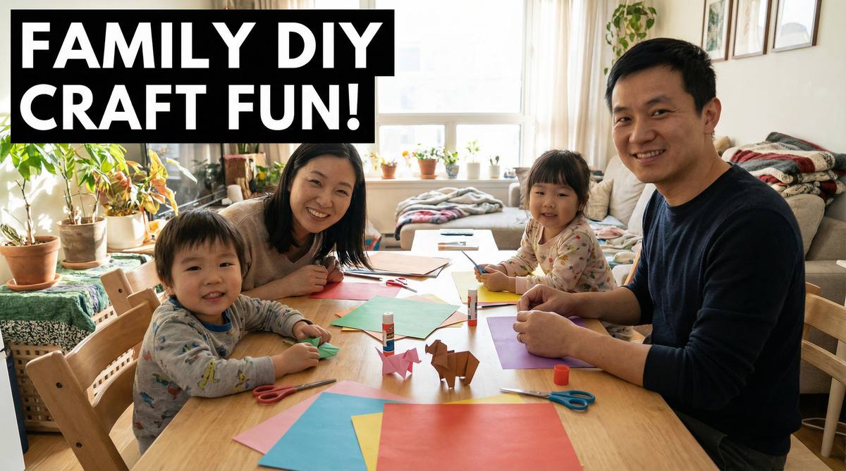 糖心Vlog亲子家庭视频：陪孩子做手工的温馨家庭视频记录